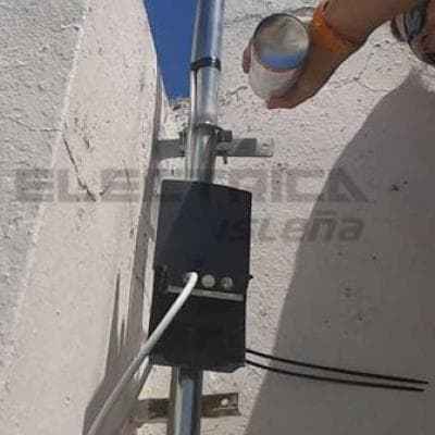 Instalacion De Antena Tv Pintura Galvanizante Para Proteger Garras