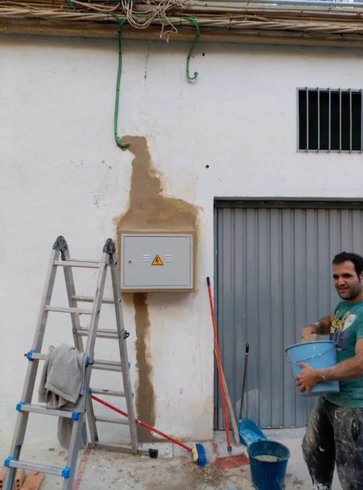 Instalación eléctrica para independizar garaje en San Fernando